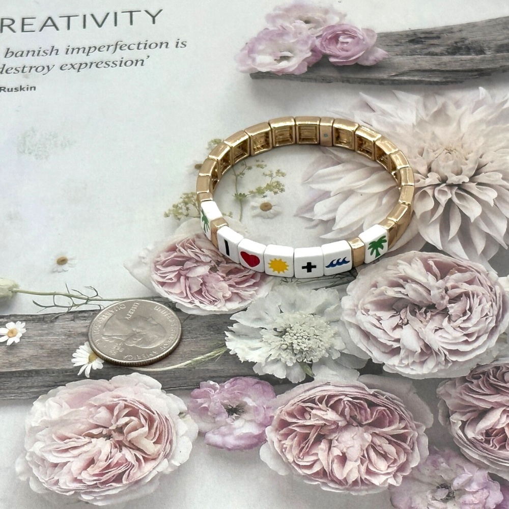 Roxanne Assoulin Good Vibes Tile Bracelet